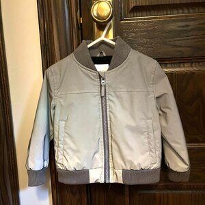 Toddler Cat & Jack Bomber Jacket Reflective Silver/Grey